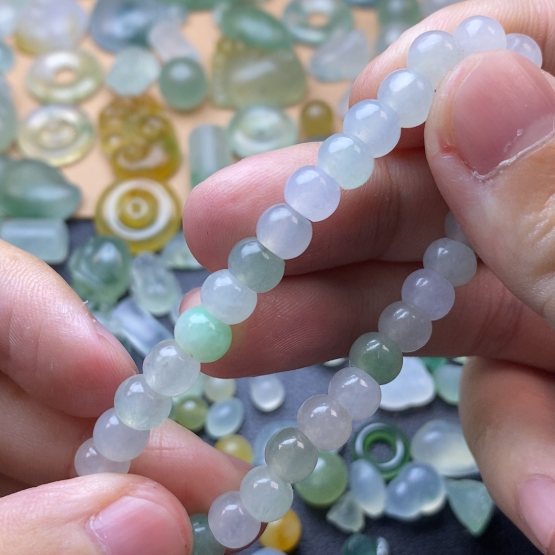 定制翡翠未镶嵌珠子