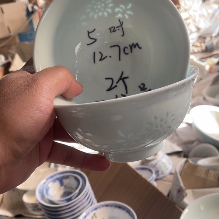 瓷碗景德镇高温细白瓷餐具