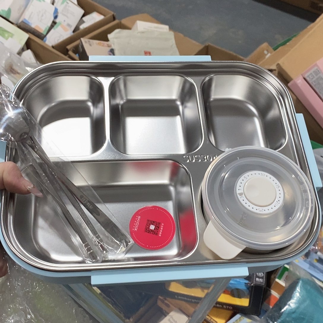 牛津纺密码款餐盒