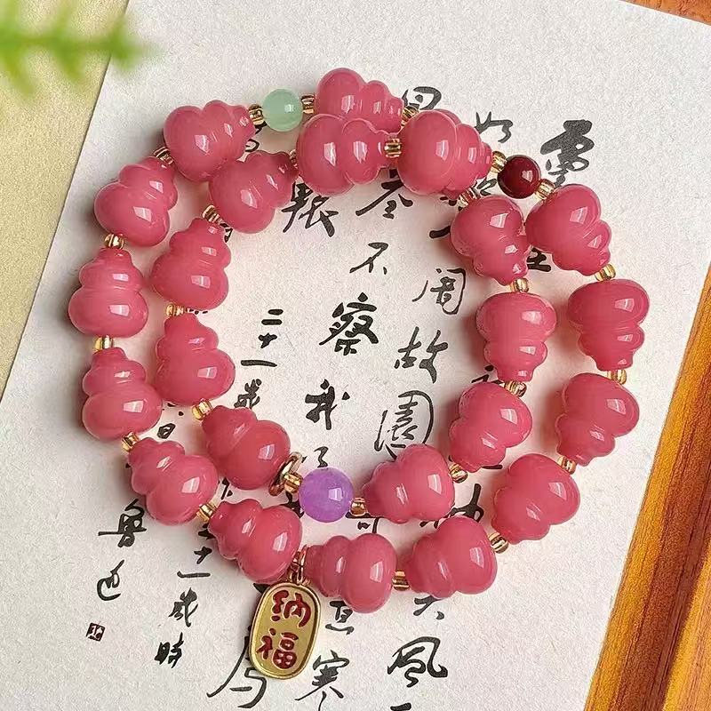 【堆金积玉】葫芦双圈菩提手持手串精品菩提子