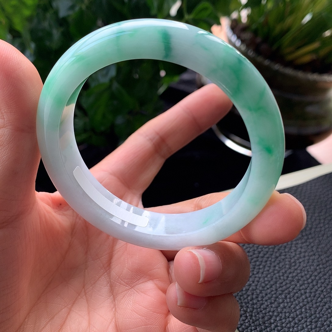 翡翠未镶嵌手镯13号