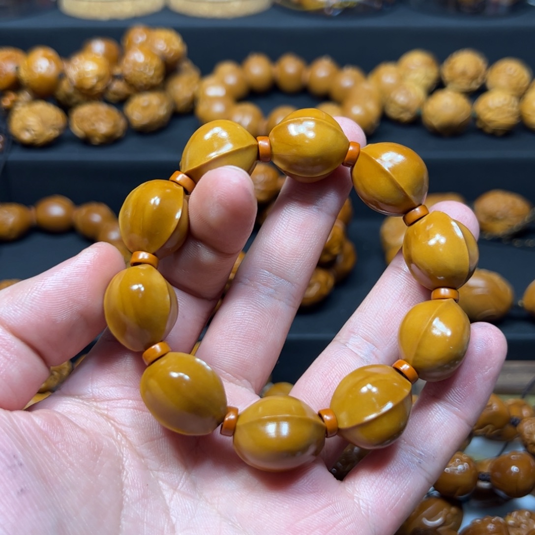 橄榄核手串/手链1.8鲨鱼背