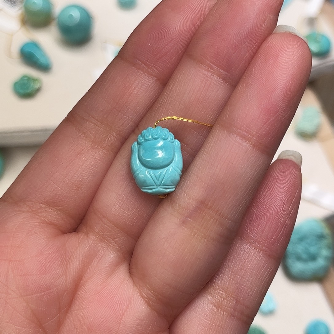 绿松石未镶嵌配饰