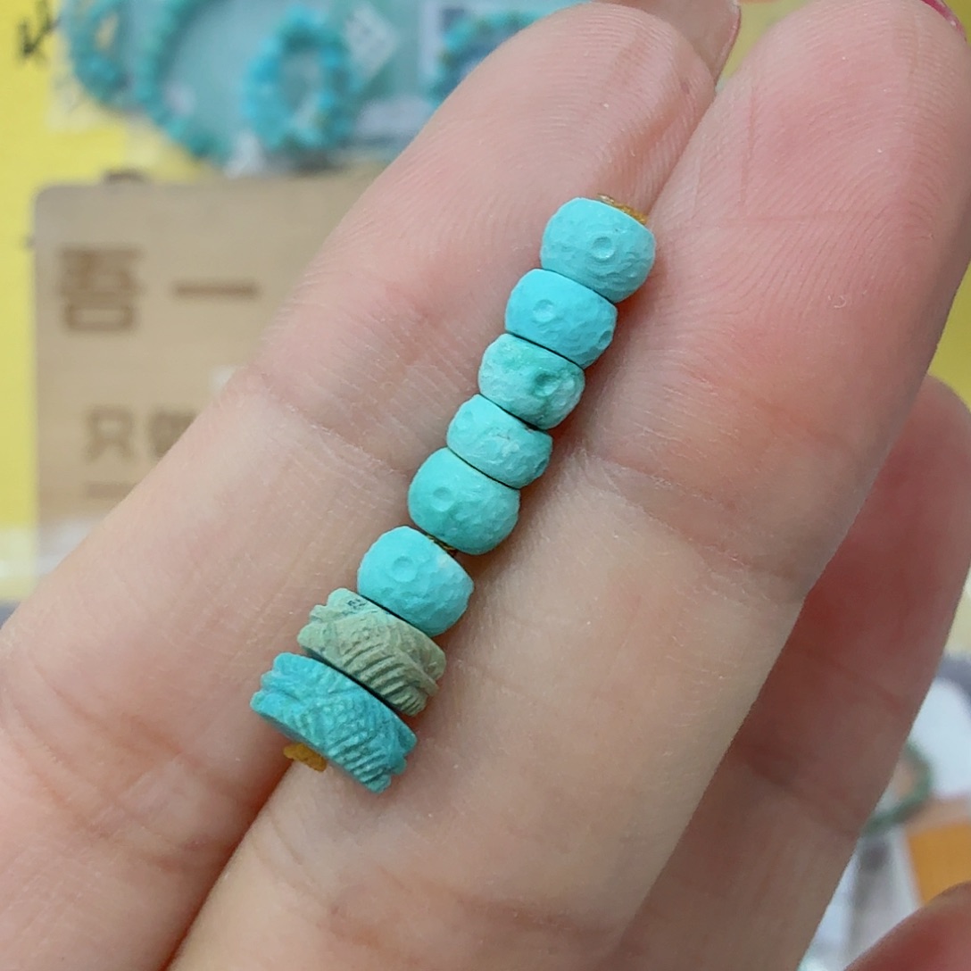 未镶嵌绿松石珠宝奇石