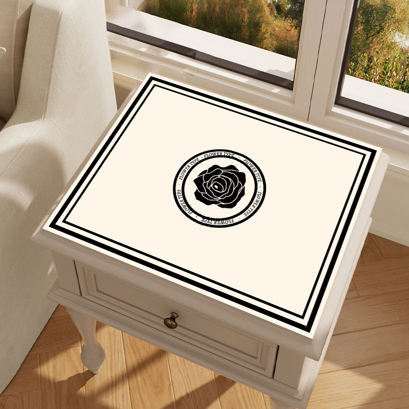 床头柜电子裁剪桌桌台垫防油保护垫冰箱盖布台垫防尘罩垫布