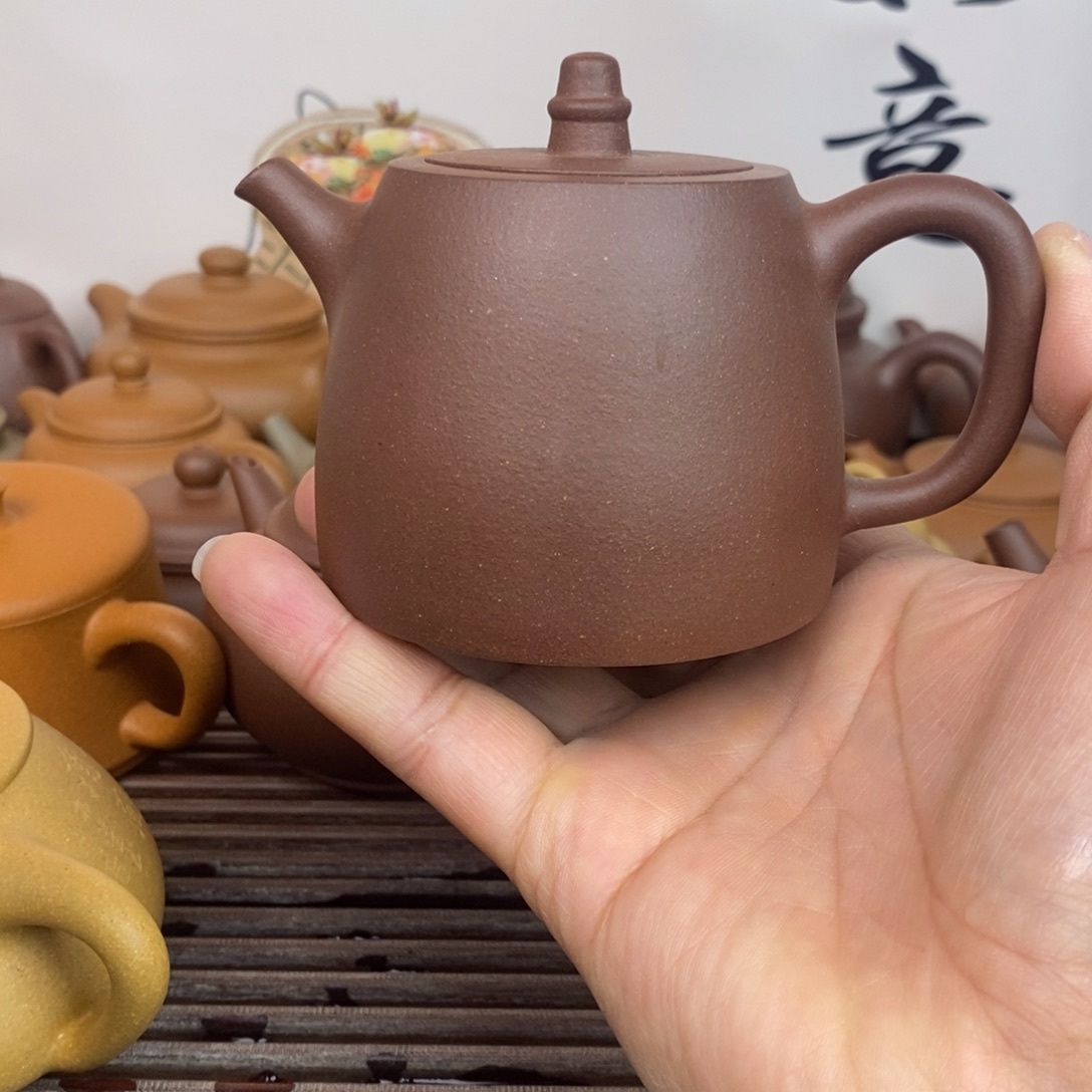 茶壶紫砂汉铎原矿深井紫泥180cc左右0