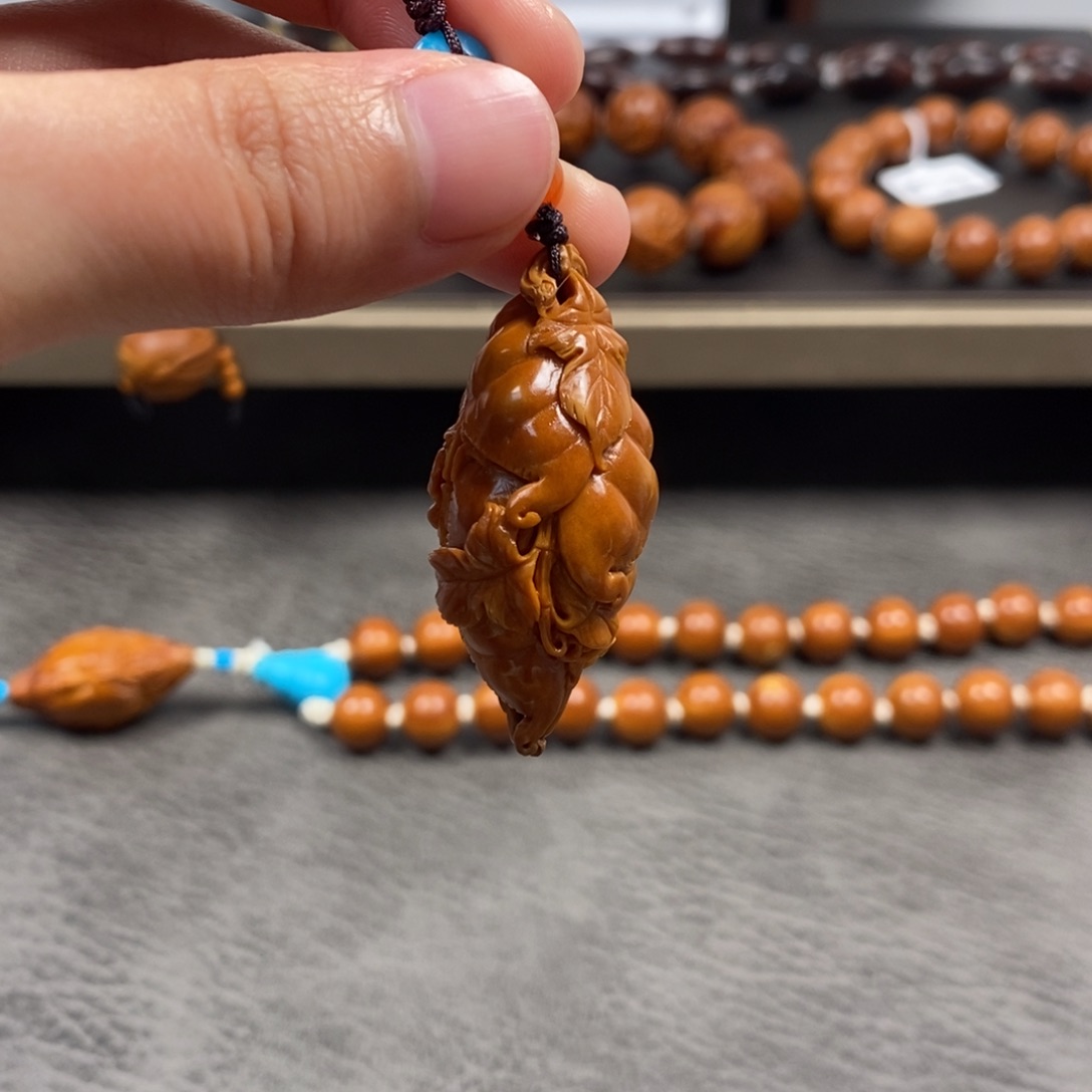 橄榄核手串/手链四季福豆