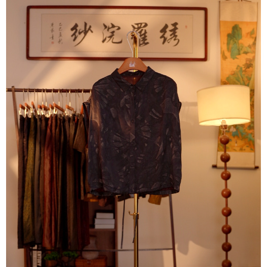 【云想陈先生-秋篱拾露】中式冬季双面穿外套5181