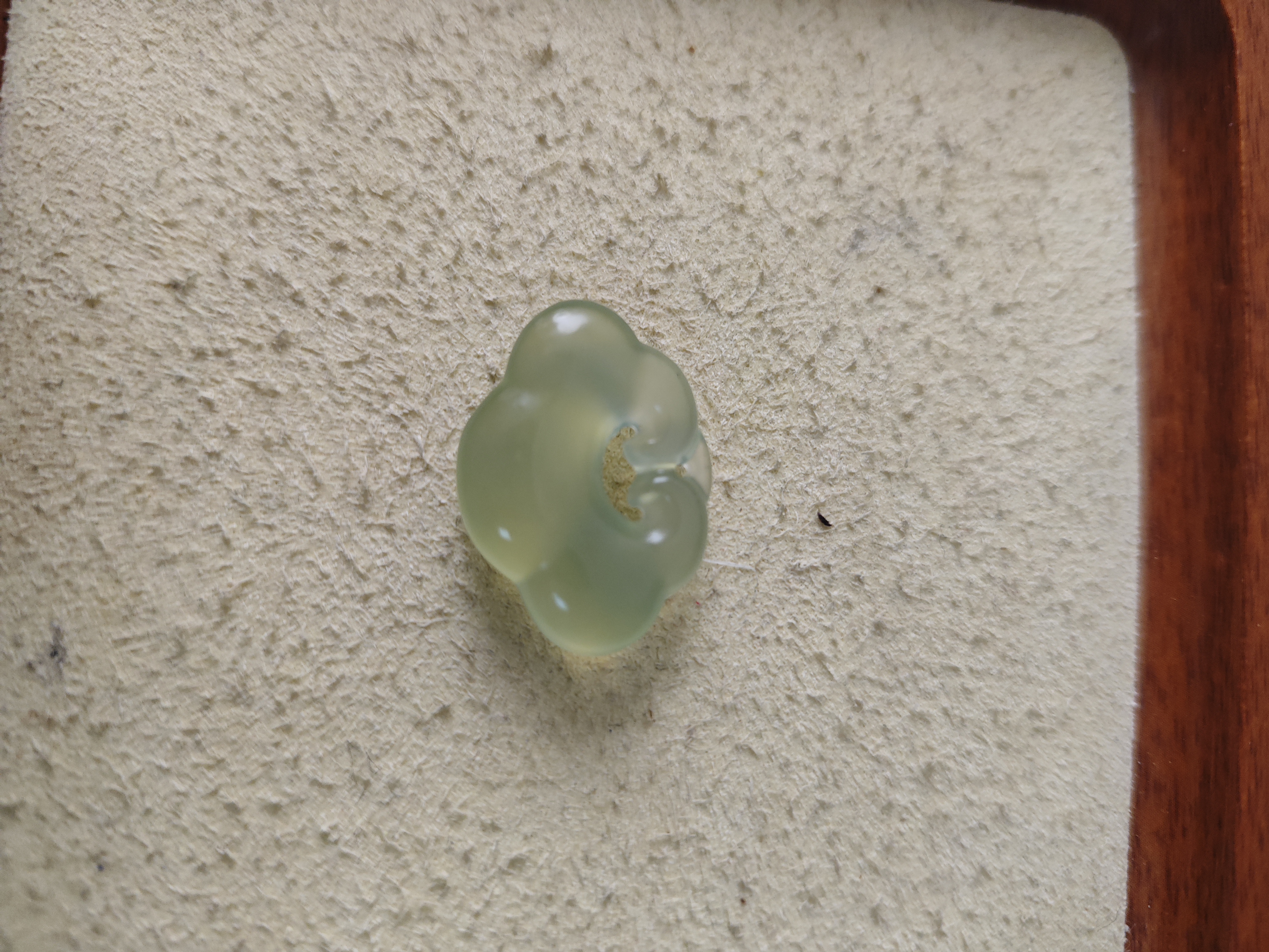 (一二三四专拍)岫玉祥云如意锁