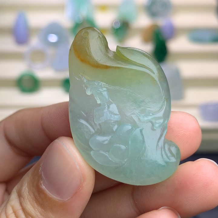 定制翡翠未镶嵌无相观音