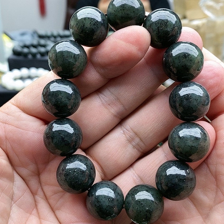 【闪购商品】未镶嵌手链和田玉18青花