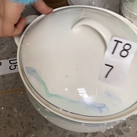 瓷汤锅一个绿t87