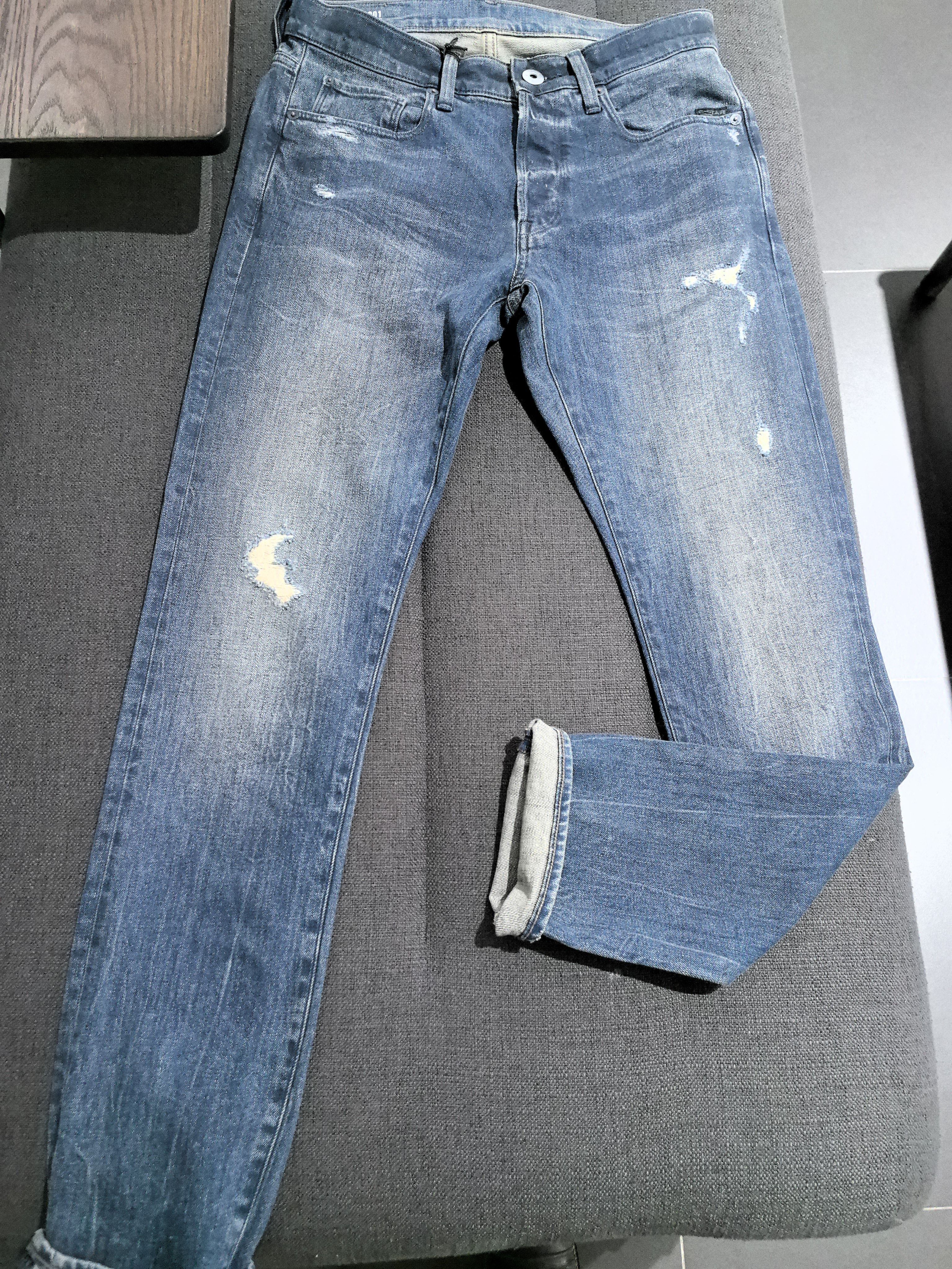 G.S小直板 经典复古洗水5袋裤