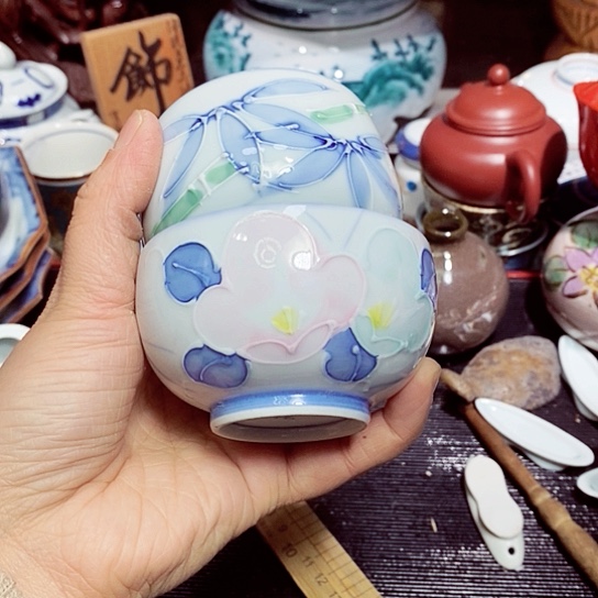 瓷片每天开开心心快快乐乐健健康康平平安安