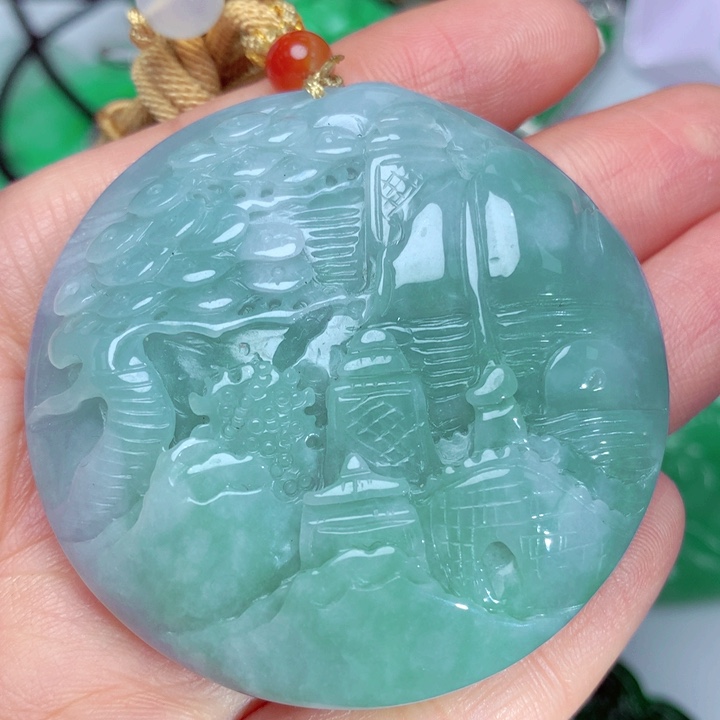 翡翠吊坠(不含链)未镶嵌