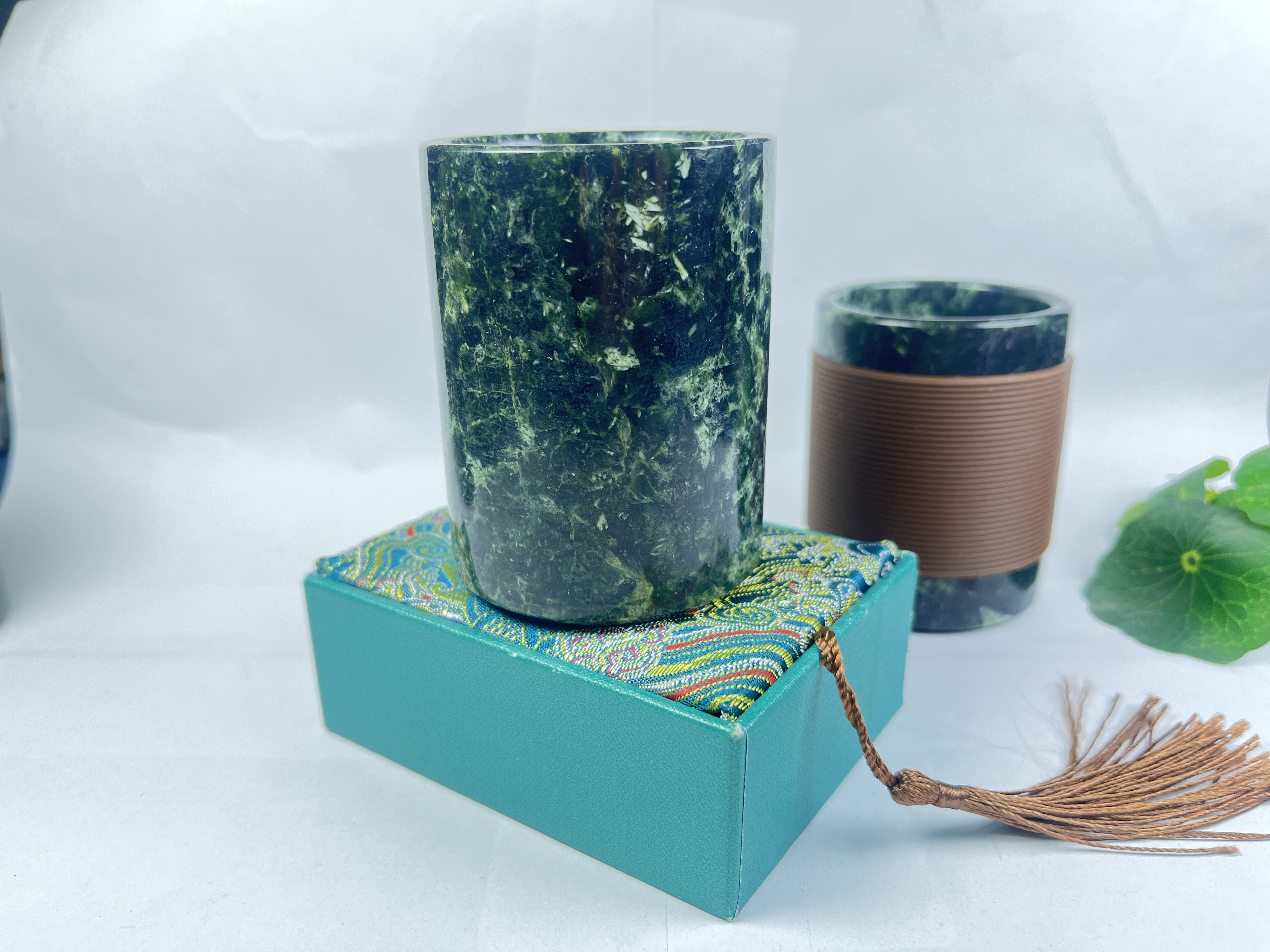 【藏石玉业】西藏雅鲁藏布江药王石主人杯大半杯容量130ml咖啡杯