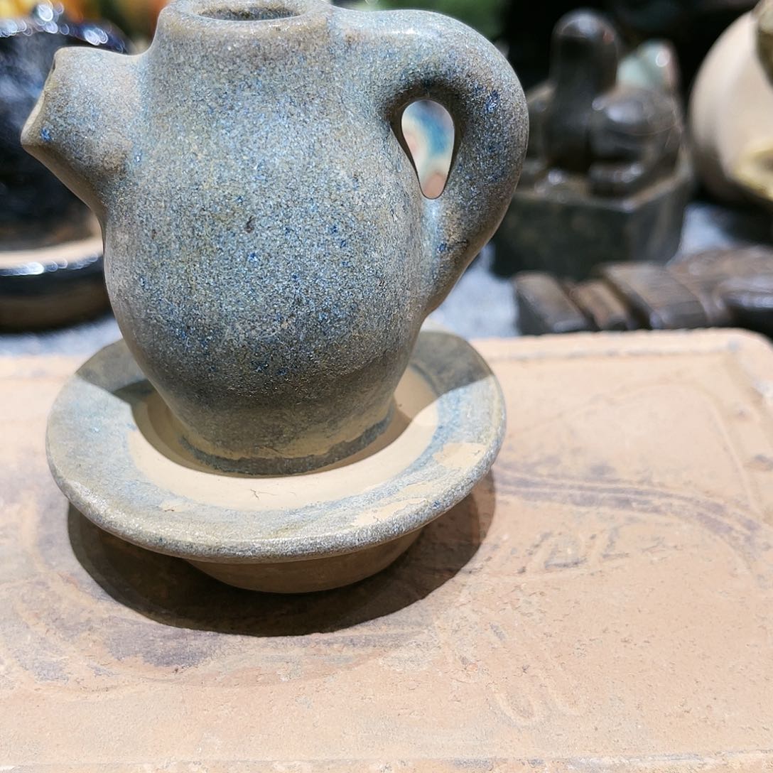 海**川瓦当摆件茶台的一