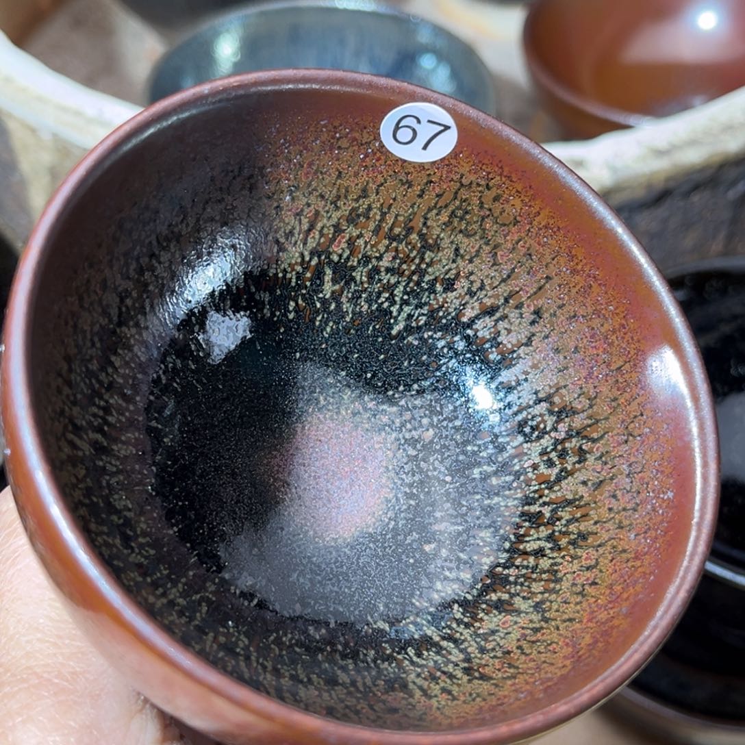 茶盏义兴龙窑坚持真柴烧