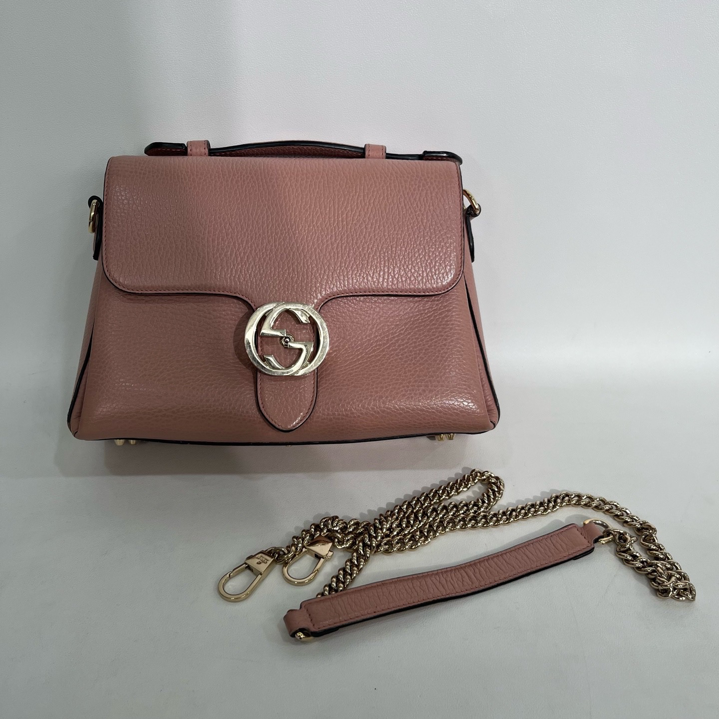 95新 GUCCI/古驰 捐金沉珠/风琴包单肩