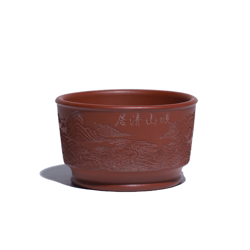 大吉羊 宜兴紫砂品茗杯 溪山清居主人杯110ml