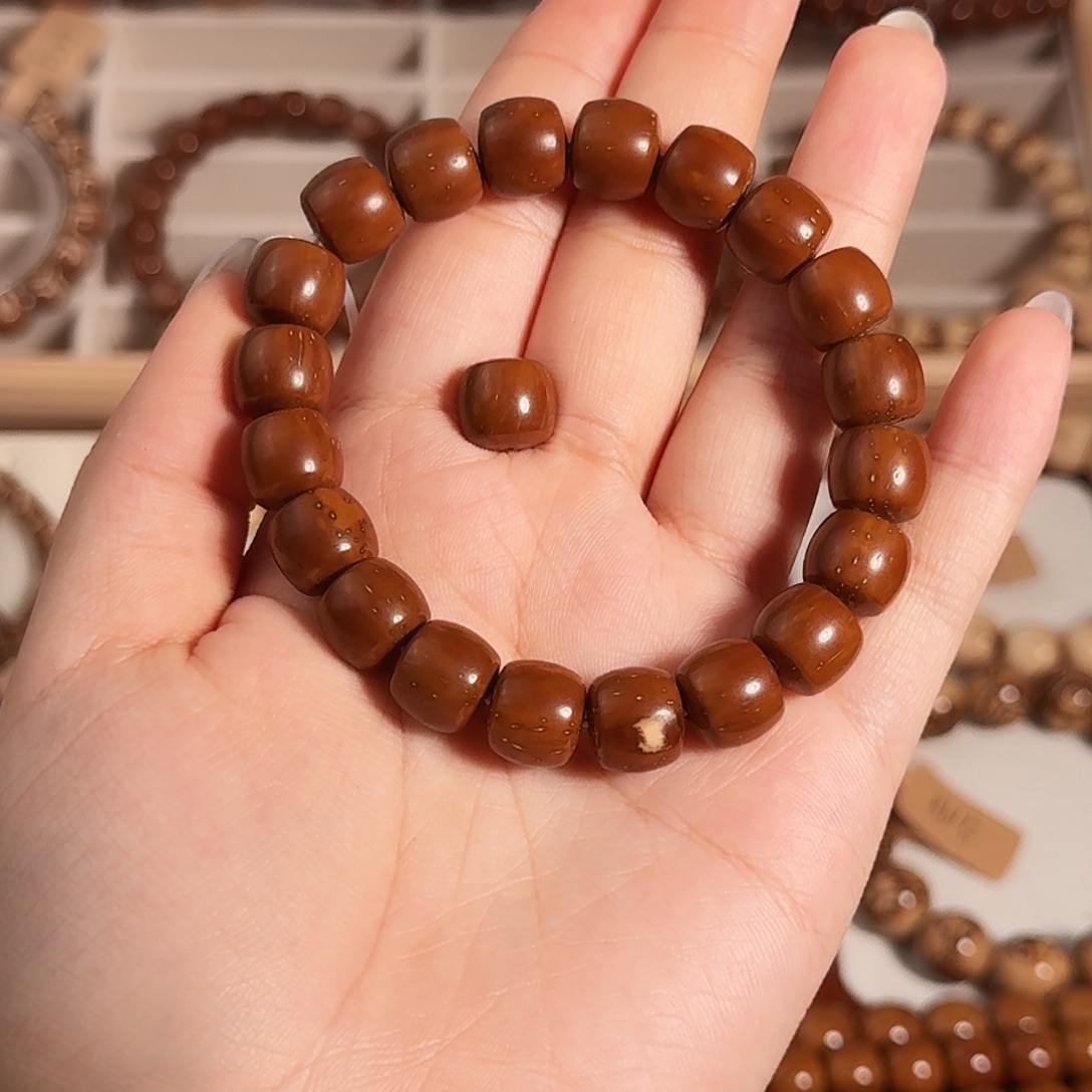 为***乐紫金鼠手串11*9.8福利棕黄直切眯眯眼18手围