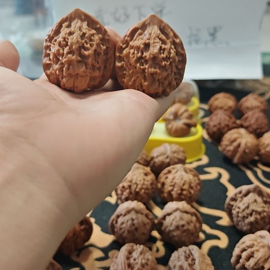 吊坠文玩核桃手工打底官帽