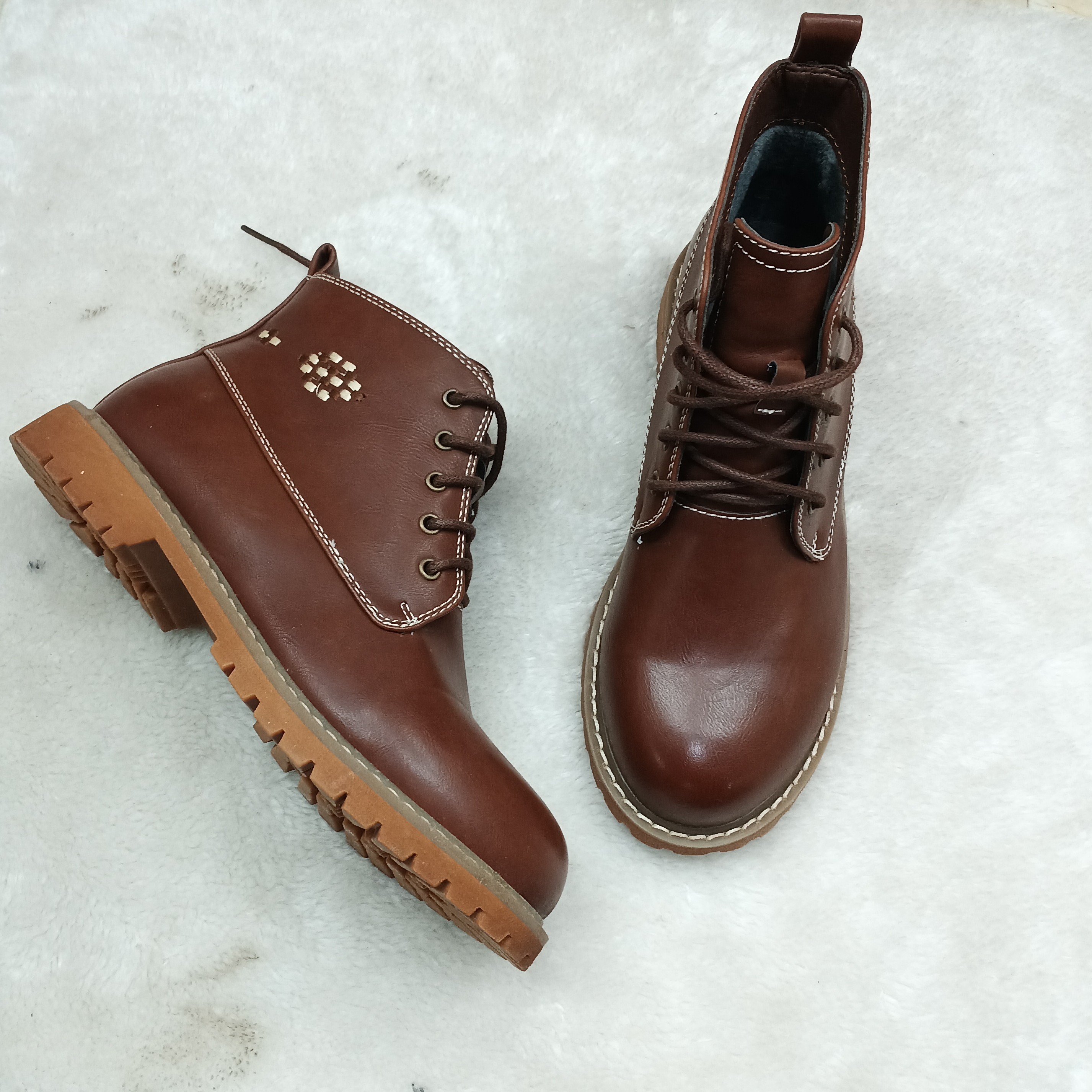 时尚高端百搭女鞋单鞋时装靴短靴670501马丁靴