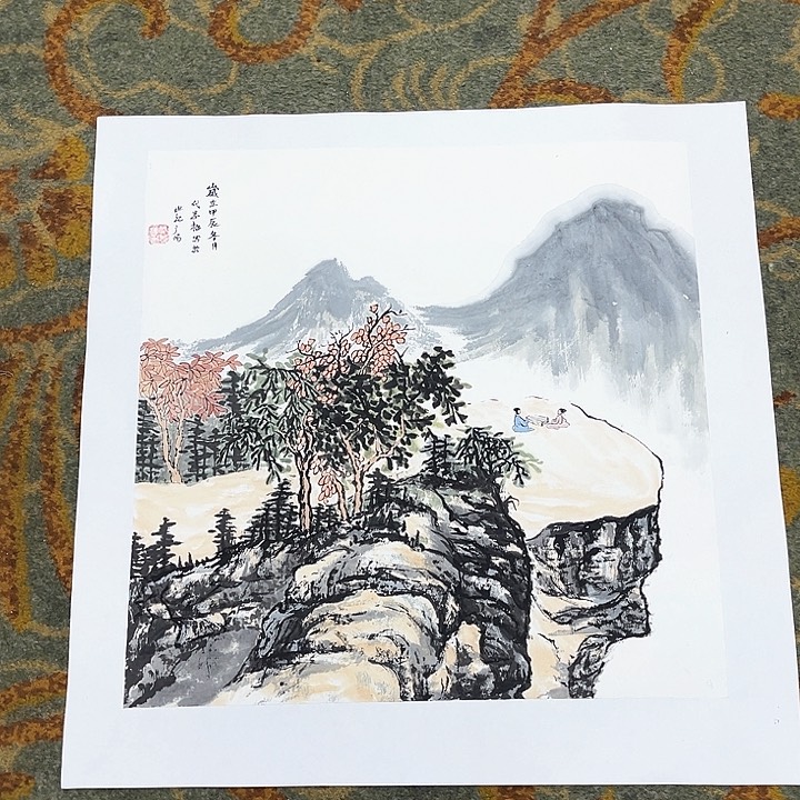 国画一***界代志梅三尺斗方