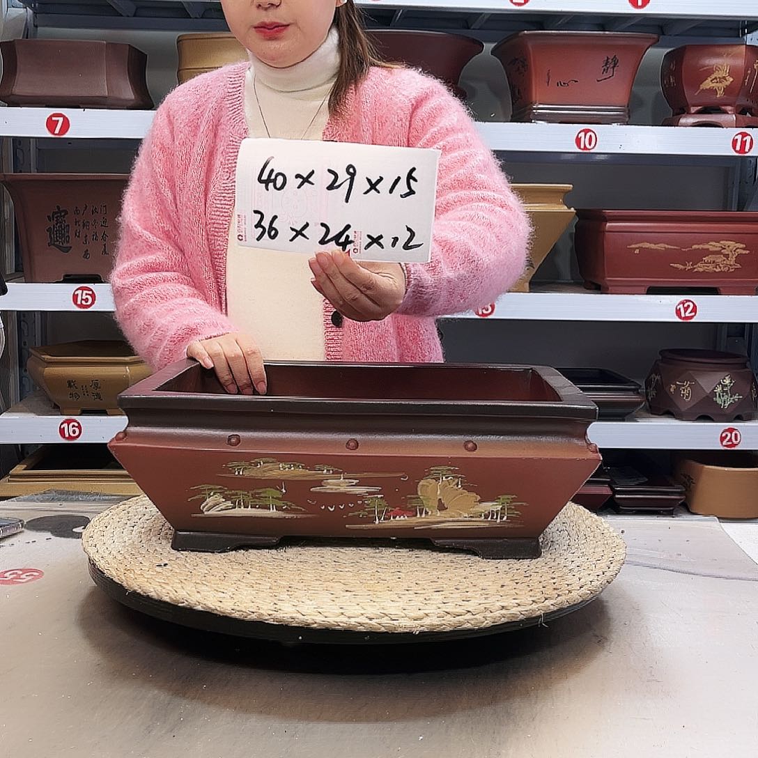 紫砂花盆紫砂花盆