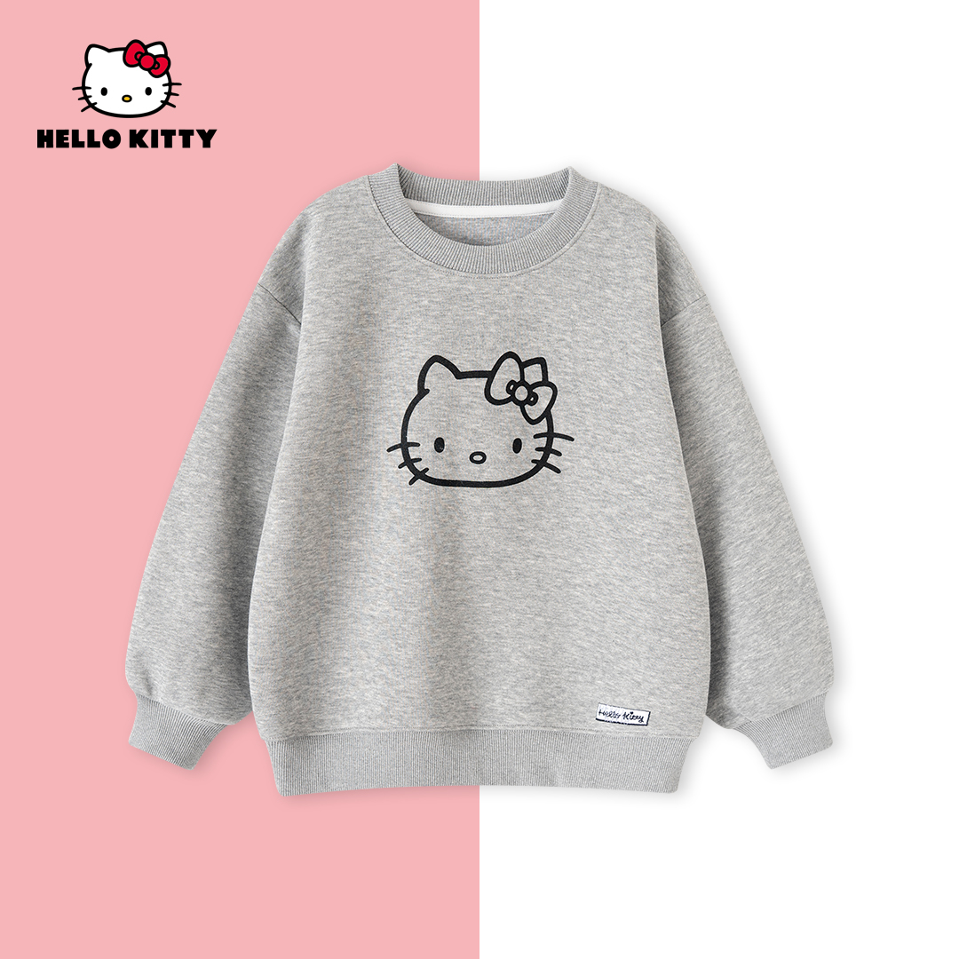 AD HelloKitty春季新款女童装休闲百搭上衣女宝卫衣AC5123YN022