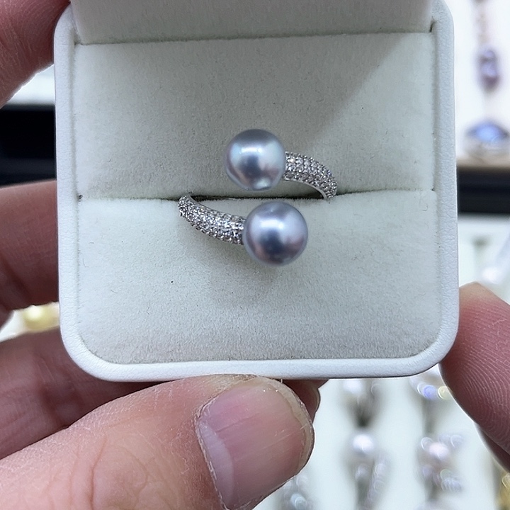 海水珍珠颈饰银S925镶嵌