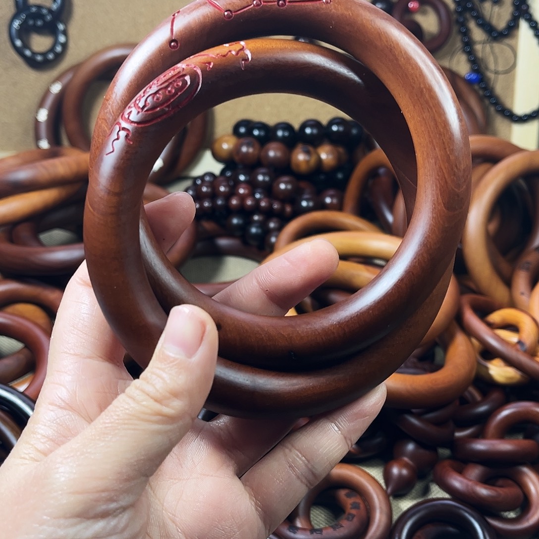 用***0木质非金属枣木老料80圈口带雷焦