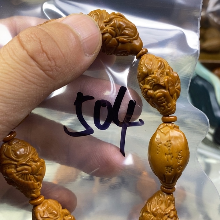 橄榄核手串/手链橄榄核雕工艺手串