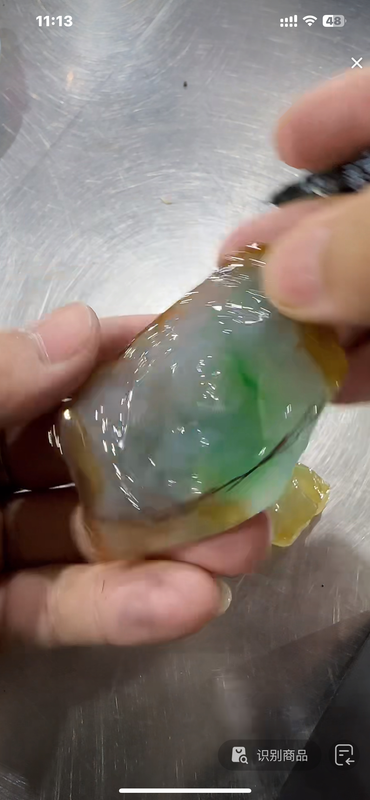 缅甸翡翠A货观音