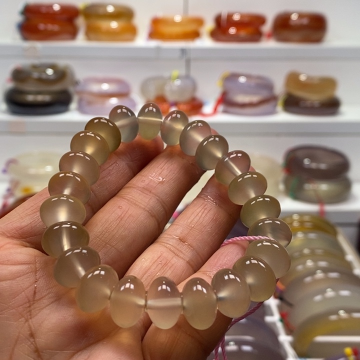 玛瑙/玉髓未镶嵌手链