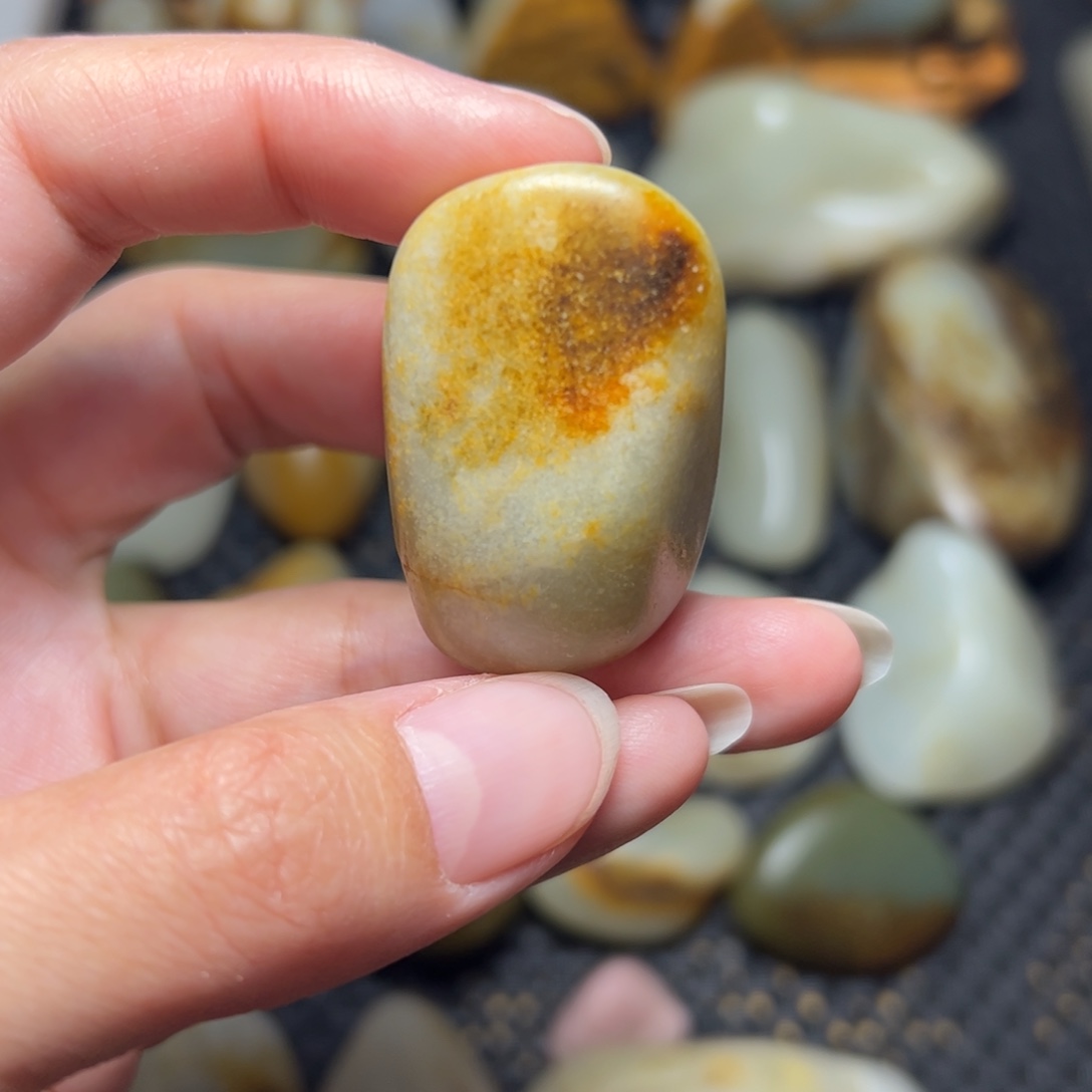 和田玉未镶嵌挂件A6