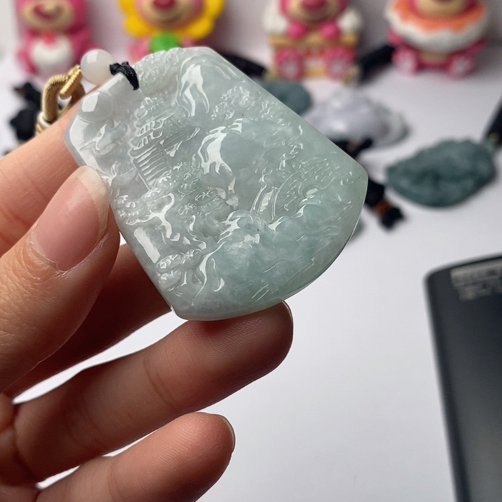 翡翠未镶嵌颈饰翡翠