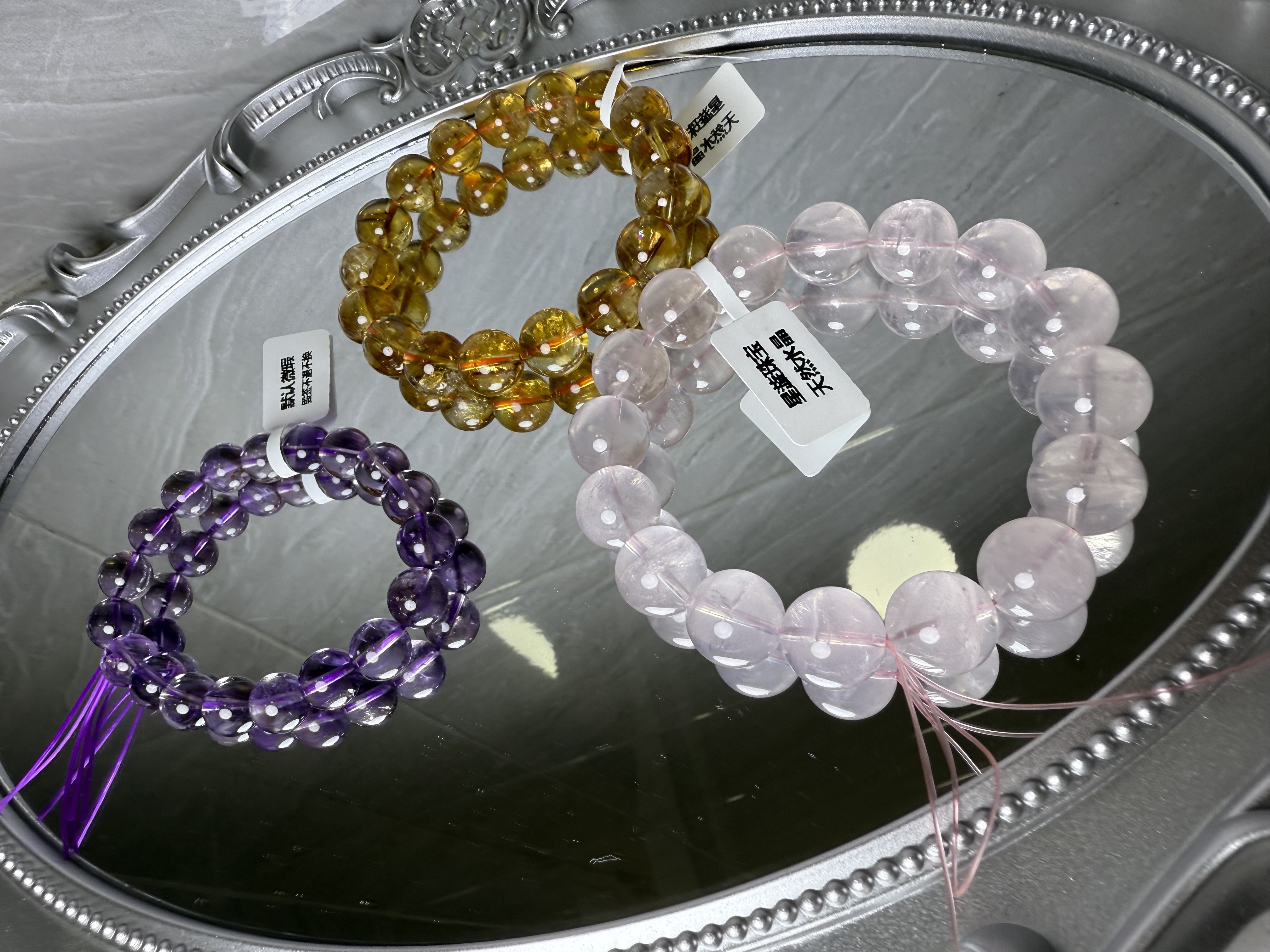 天然水晶珠宝手链直播间链接 {扣号出单,主播念到名字再付款}