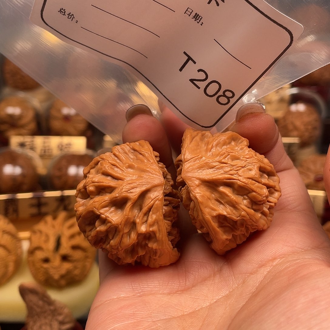 文玩核桃把件A**迷蛇王龙纹41。208