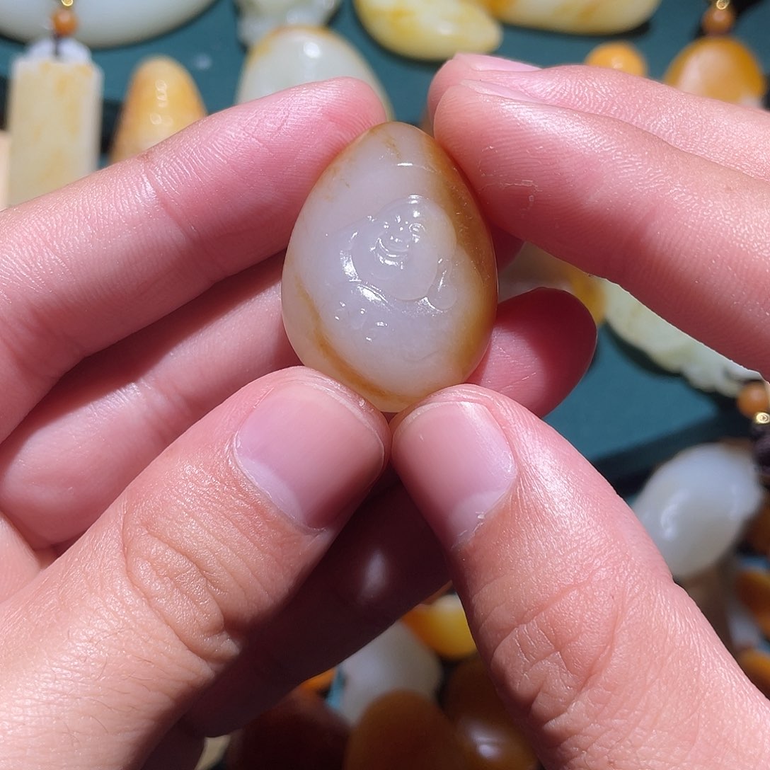 和田玉挂件未镶嵌祝*