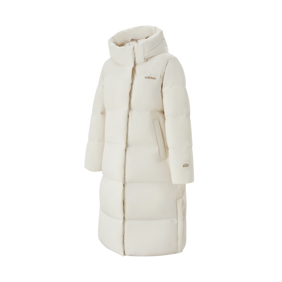 adidas阿迪达斯长款女羽绒服2025新款厚款保暖羽绒外套棉服KC2166