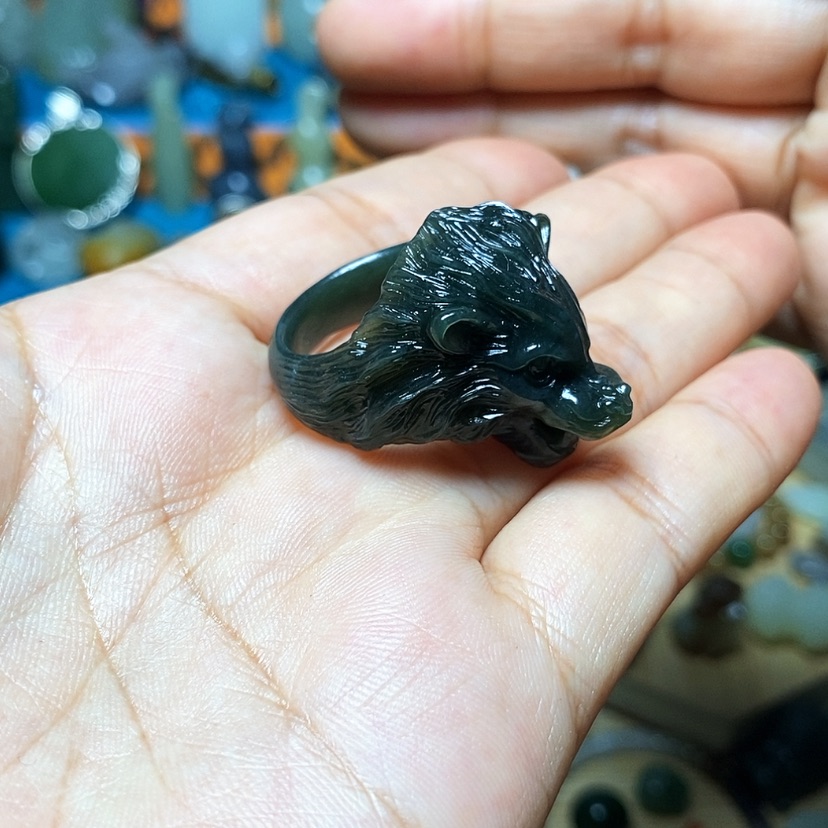 【闪购商品】未镶嵌戒指和田玉杨****r