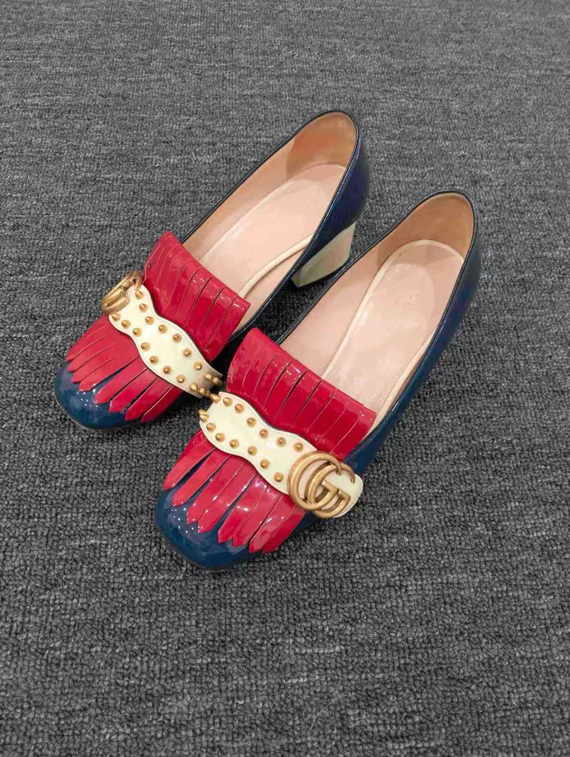95新 GUCCI/古驰 葡萄籽奢潮/GUCCI 乐福鞋/36.5码