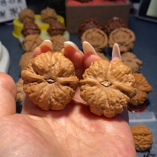 把件文玩核桃蛤蟆头40尺