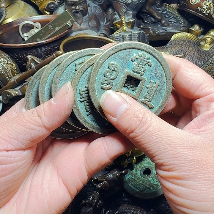 铜器摆件收收藏藏