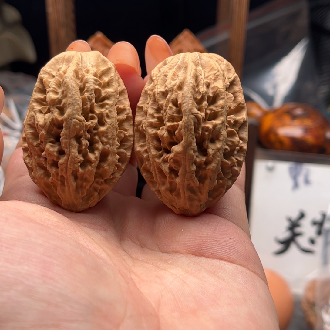 文玩核桃把件关东木子家楸大胖114