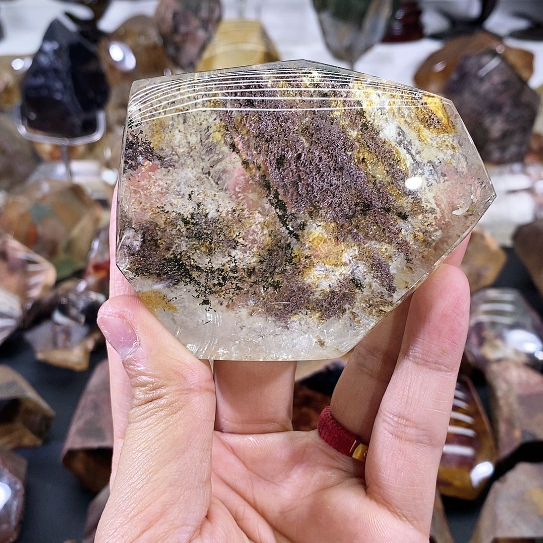 【闪购商品】车挂未镶嵌水晶海*天然水晶原石