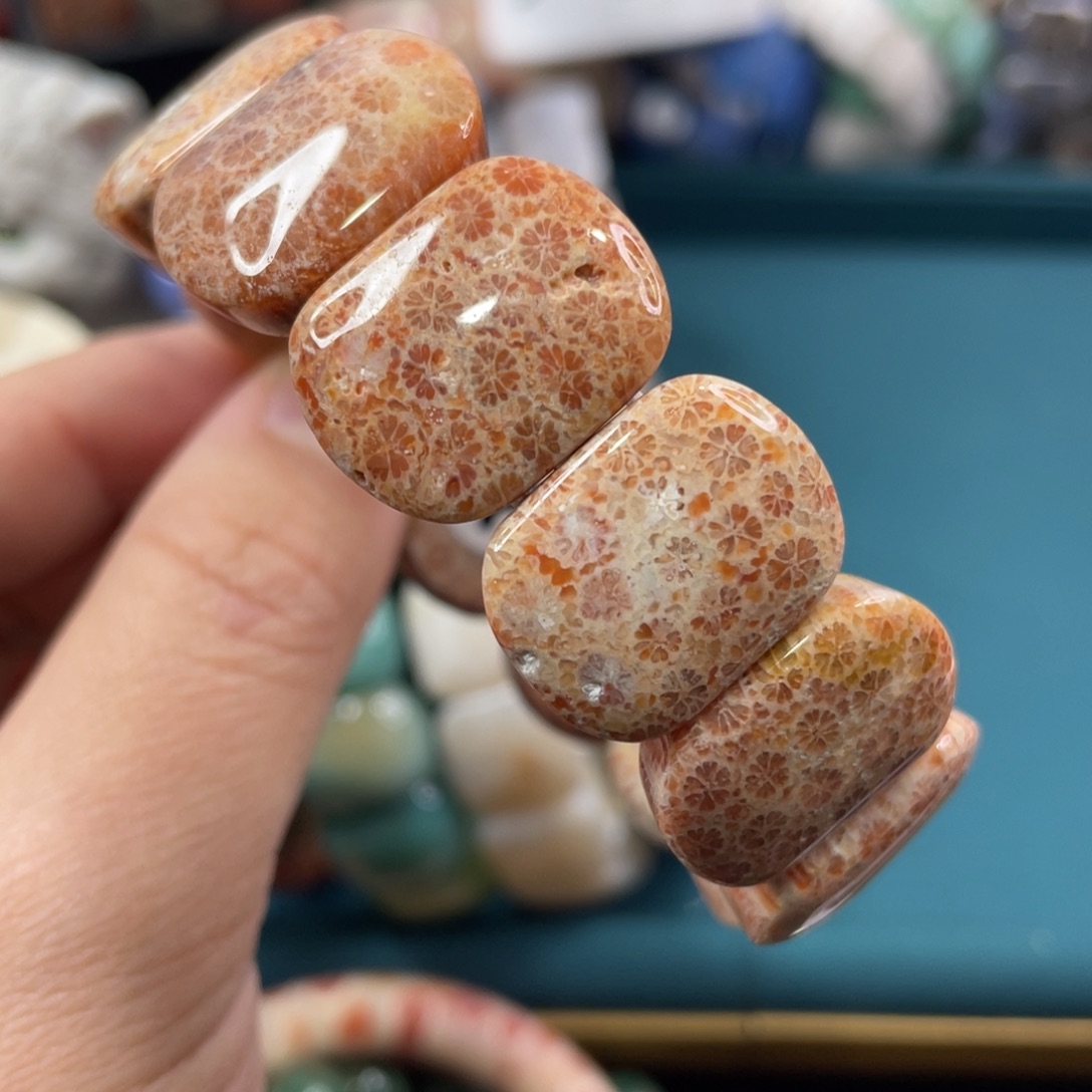 未镶嵌手镯硅化玉