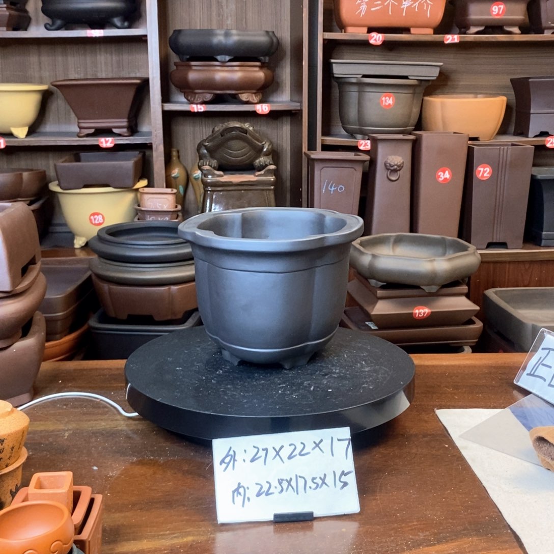 紫砂花盆紫砂花盆