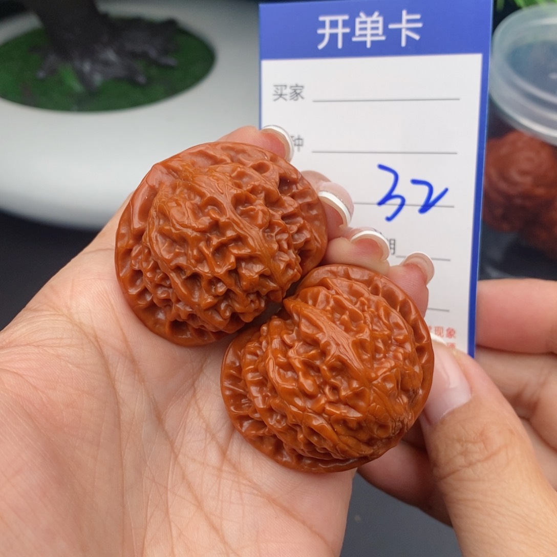 文玩核桃把件41宫灯32